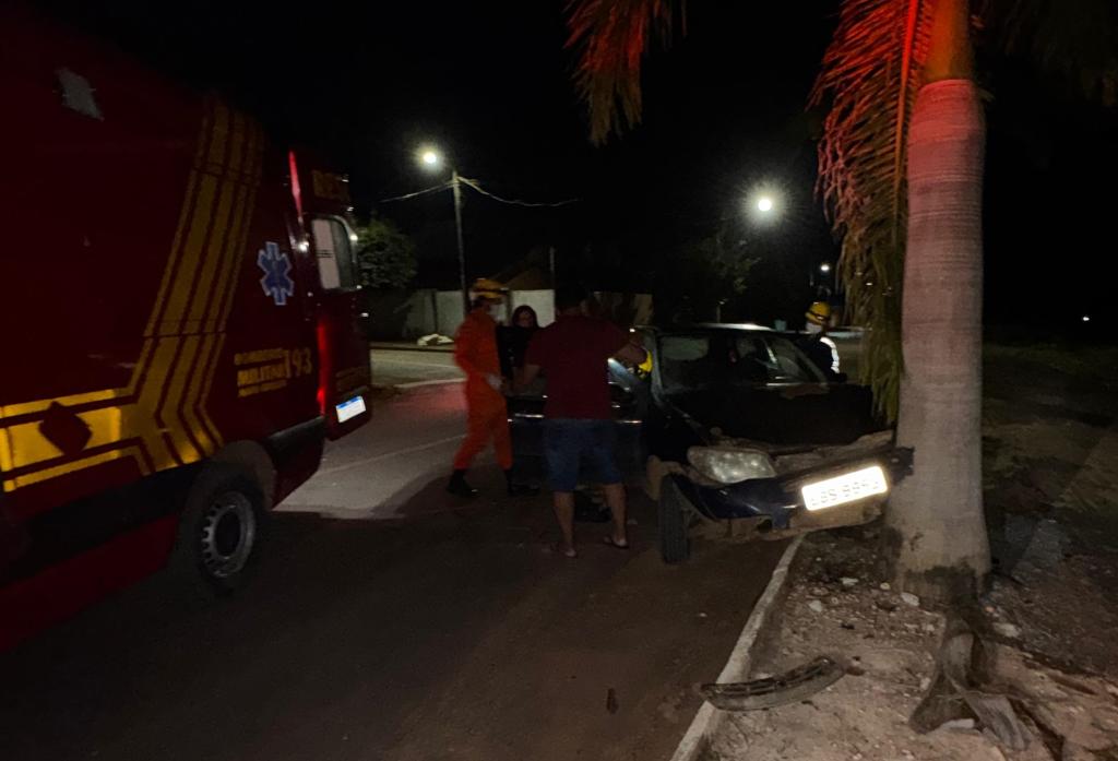Acidente em Lucas do Rio Verde deixa mulher ferida