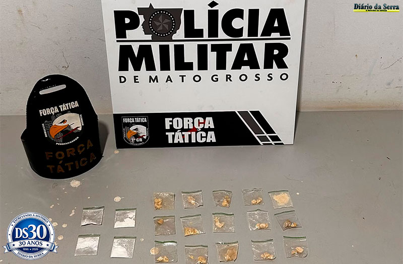 Adolescente é apreendida com cocaína em Tangará da Serra