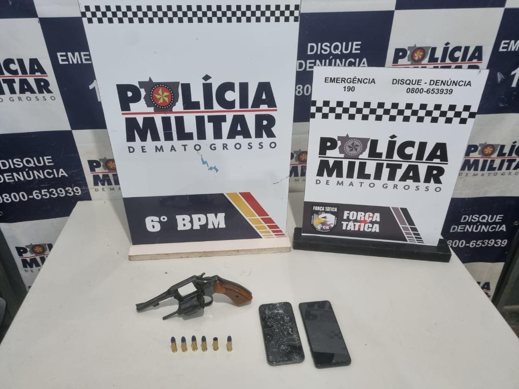 Adolescentes são apreendidos com arma em MT