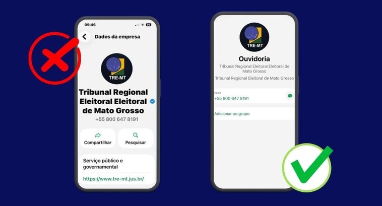 Alta Floresta e MT: TRE-MT alerta sobre golpe no WhatsApp com Disque-Eleitor