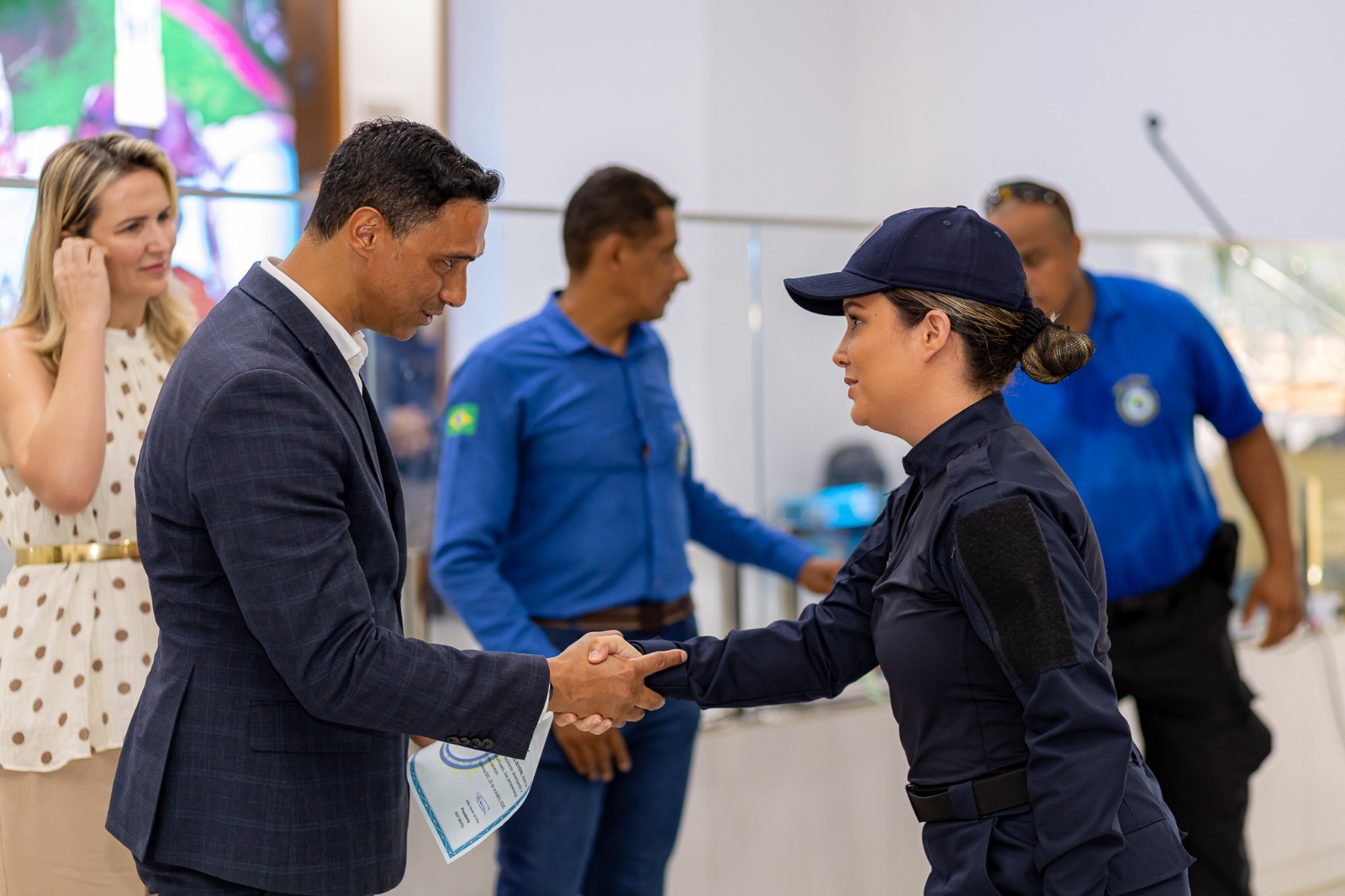 Aragarças realiza formatura de alunas da Guarda Civil Municipal