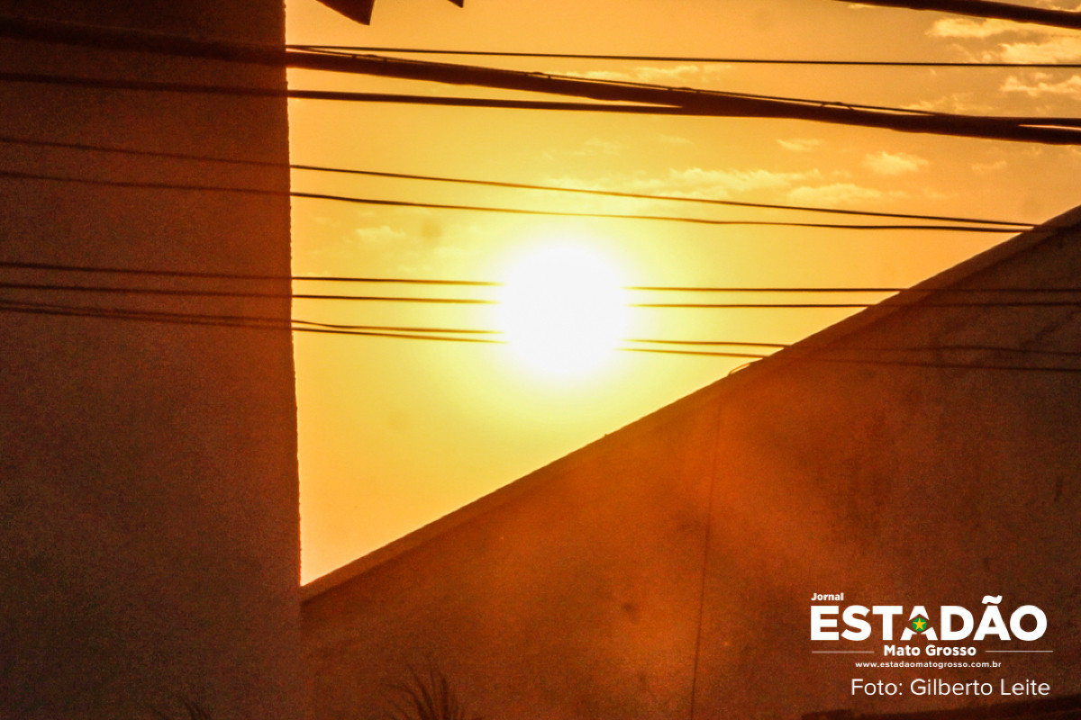 Calor intenso e máximas de 41°C castigam Cuiabá neste final de semana