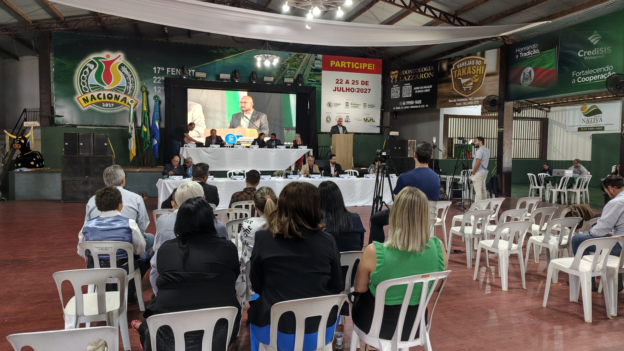 Câmara de Primavera do Leste realiza sessão especial no CTG Querência Distante
