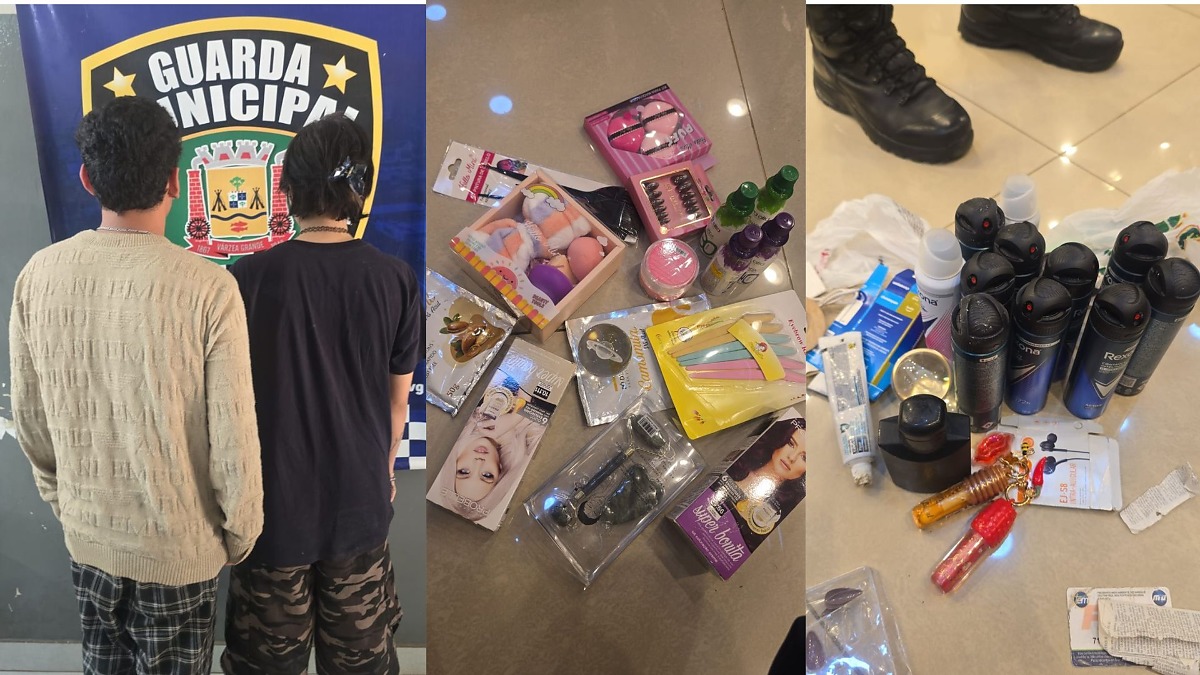 Casal é detido com roupas e cosméticos furtados em Várzea Grande, MT