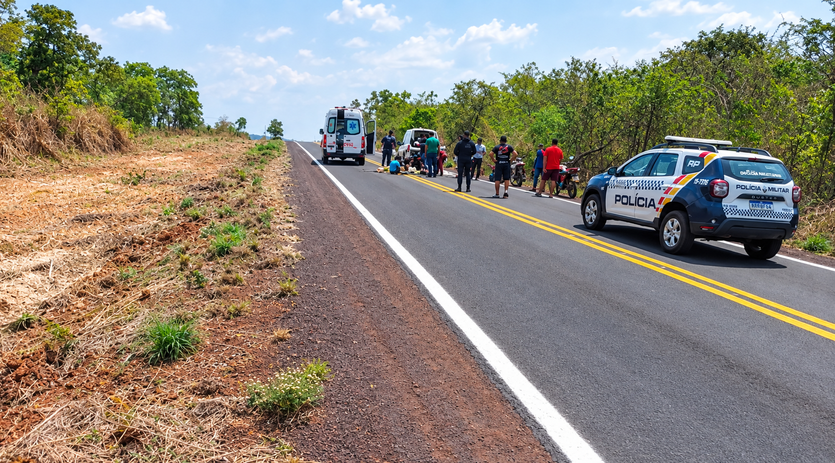 Casal indígena fica gravemente ferido em colisão com caminhão na MT-110