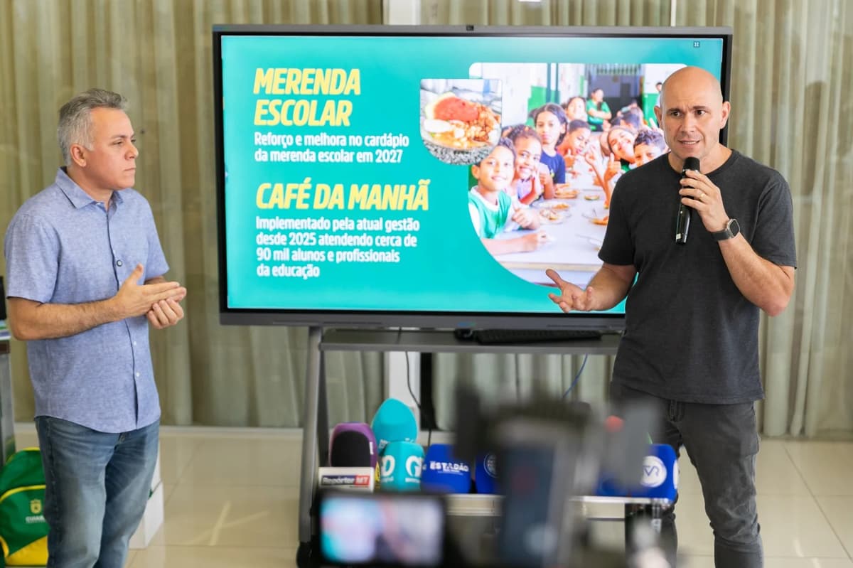Cuiabá aplica R$ 28 milhões em escolas e anuncia melhorias em MT