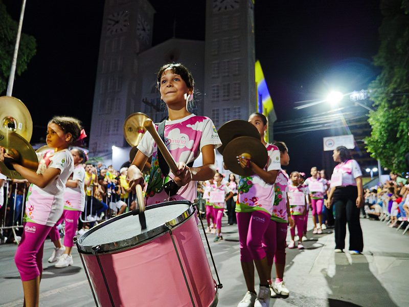 Desfile de 7 de Setembro em MT destaca fanfarras escolares