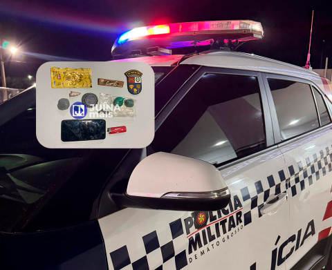 Droga e suspeitos detidos em praça de