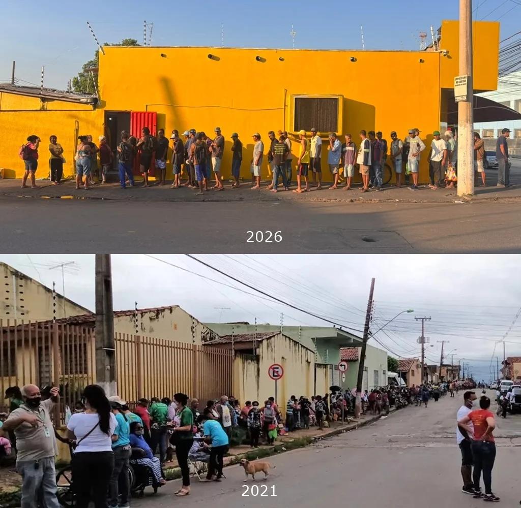 Fila do ossinho encolhe em Cuiabá cinco anos após repercussão da fome