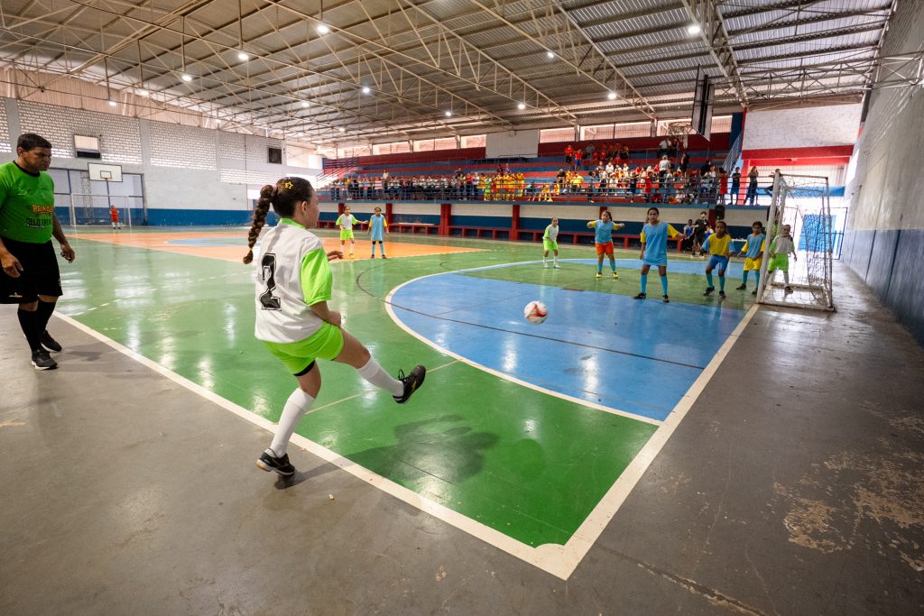 Finais de futsal encerram primeira etapa dos Jogos Mirins em Rondonópolis