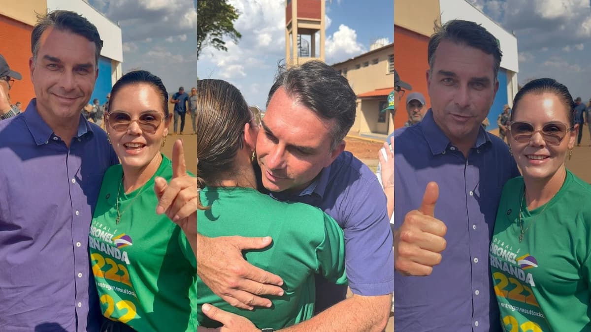 Flávio Bolsonaro apoia reeleição de Coronel Fernanda em MT