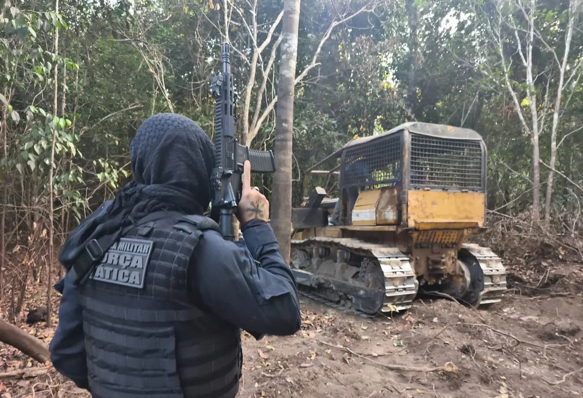 Garimpo ilegal é desativado pela polícia no interior de Mato Grosso