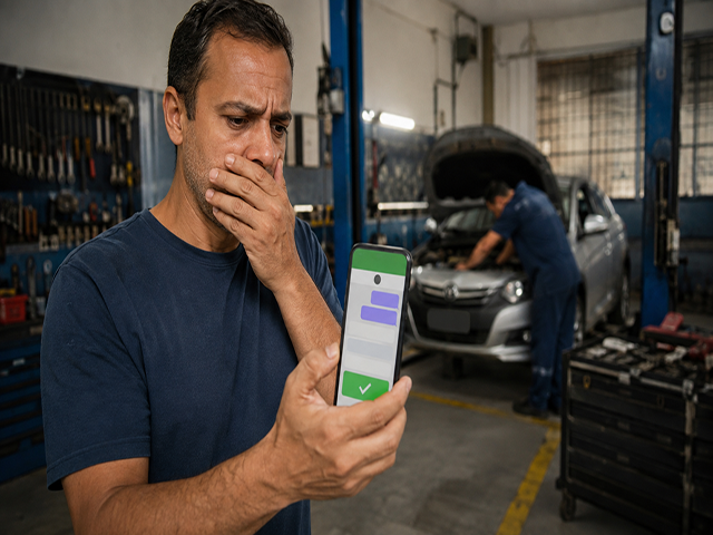 Golpe do WhatsApp causa prejuízo a cliente de oficina em Sorriso