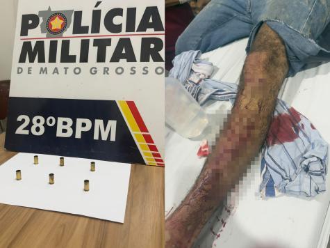 Homem baleado em tentativa de homicídio em Jaciara MT