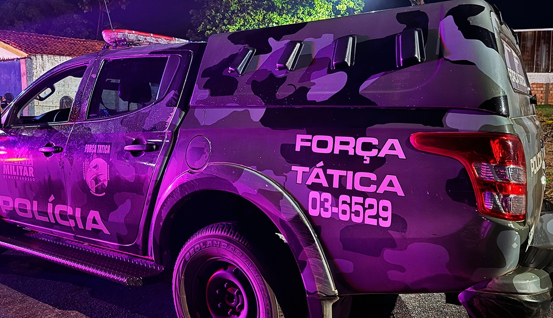 Homem é preso pela Força Tática após ameaçar matar esposa em Sinop