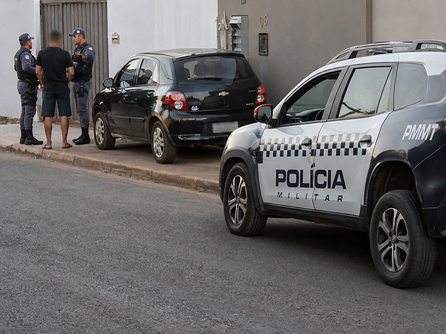 Homem é preso pela PM em Sorriso após estacionar carro na calçada