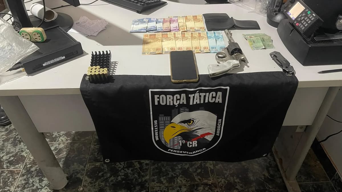 Homem é preso por ameaçar moradores com arma em Nova Brasilândia