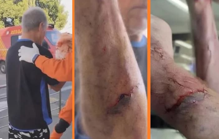 Idoso é agredido com ripa de madeira por funcionária em Cuiabá
