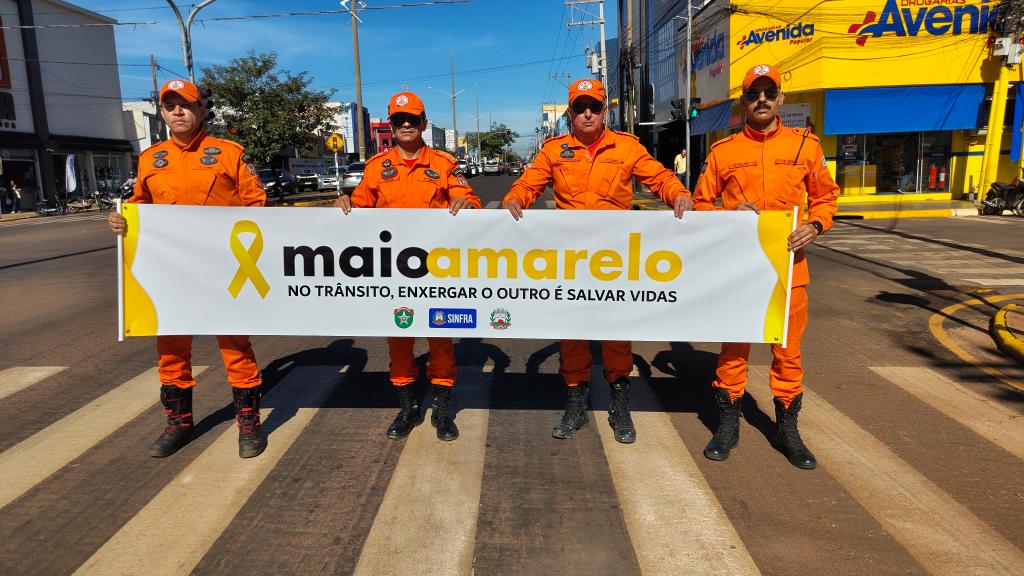 Maio Amarelo 2026: Corpo de Bombeiros intensifica ações após mais de 4 mil acidentes em Mato Grosso