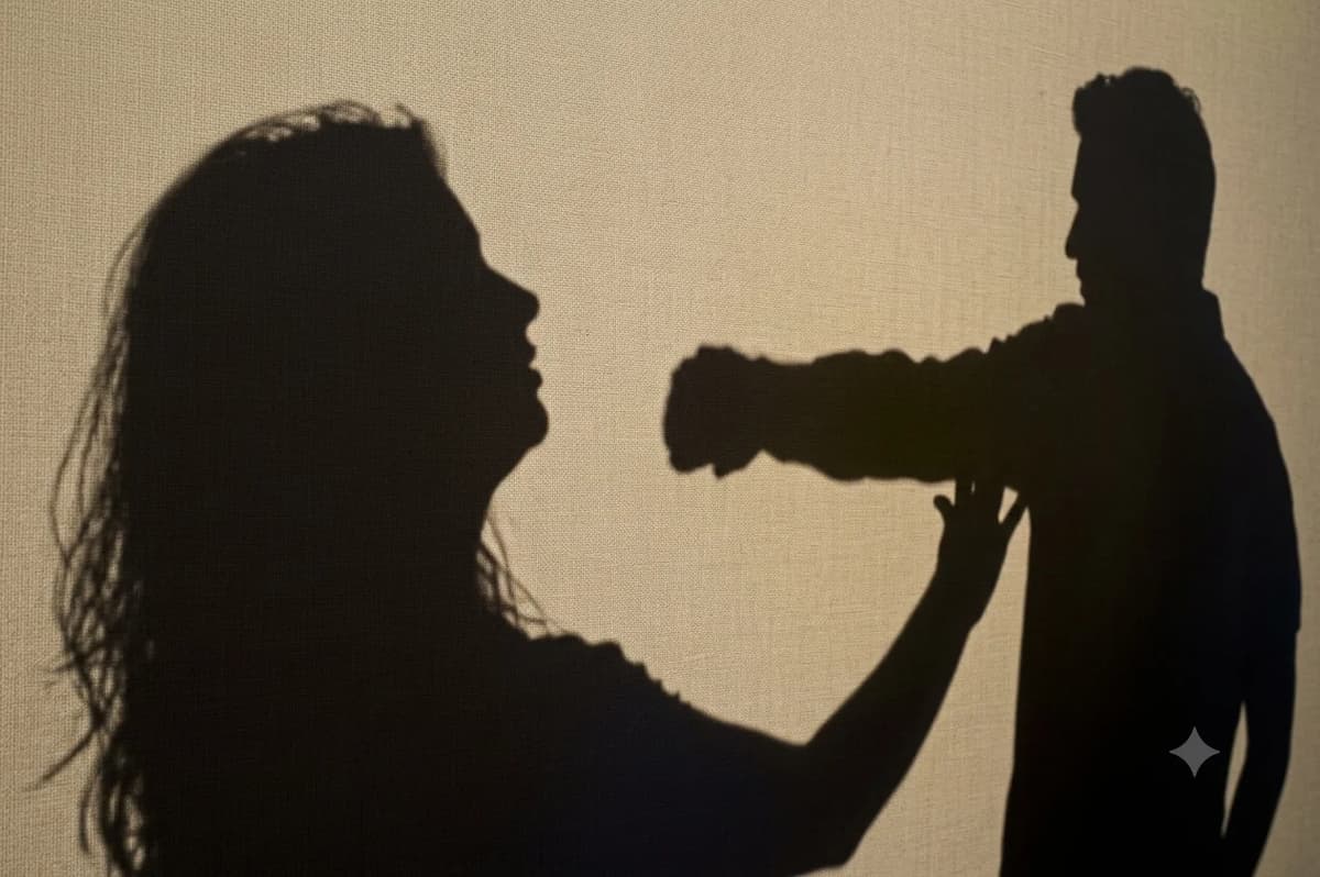 Marido agride mulher com botina e mordida em Santa Carmem