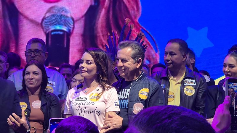 Mauro Mendes lidera votação para o Senado em Primavera