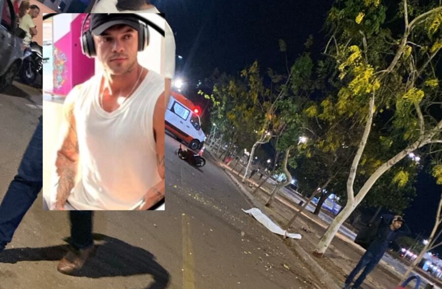 Motociclista morre após colisão com árvore em Rondonópolis MT