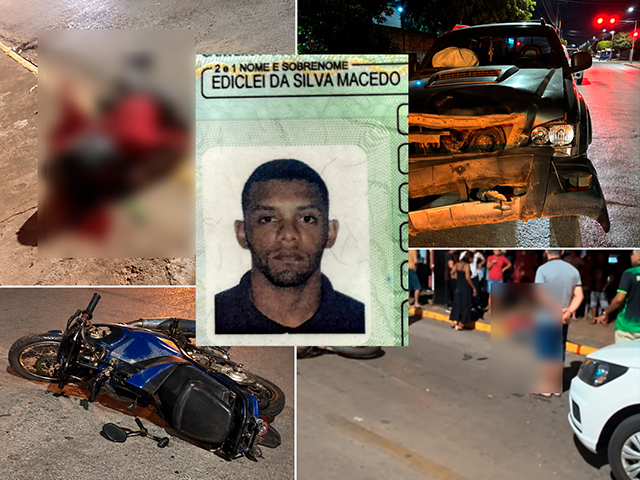 Motociclista morre em colisão com caminhonete em Sorriso