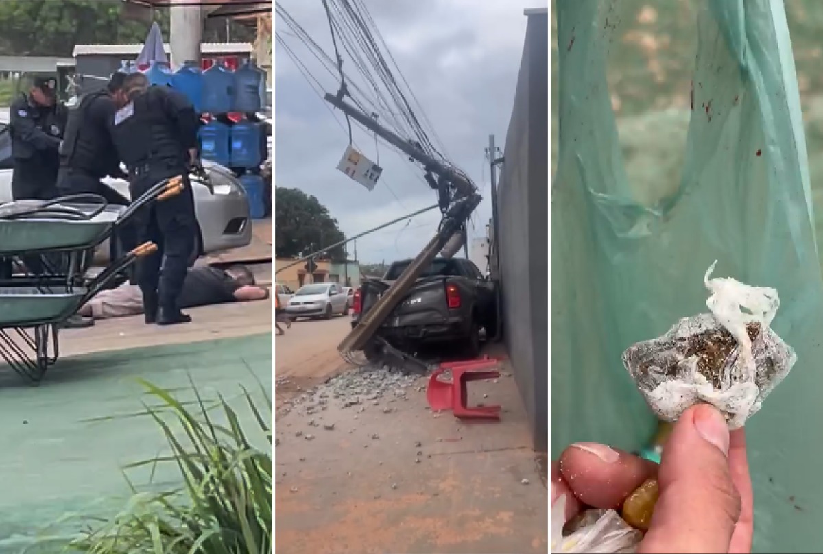 Motorista de caminhonete RAM causa estragos e é preso em Cuiabá MT