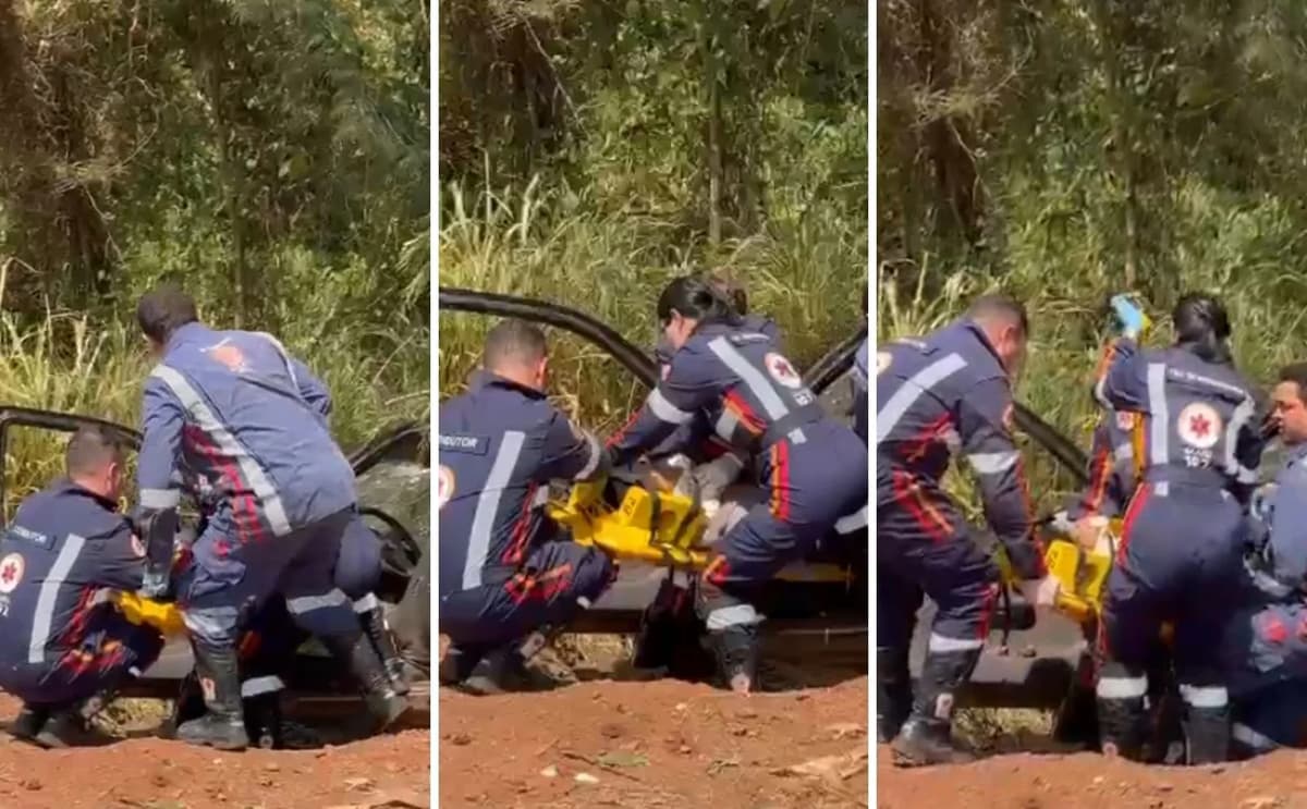 Motorista fica gravemente ferido após desviar de moto na MT-358