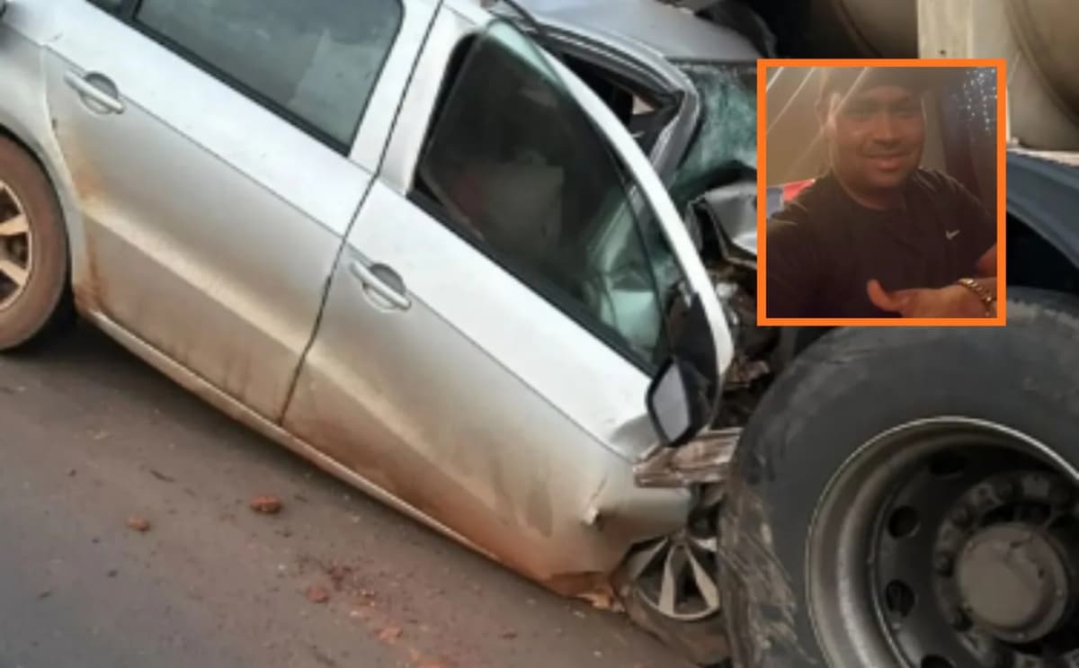 Motorista morre após carro parar embaixo de caminhão em Campo Novo do Parecis