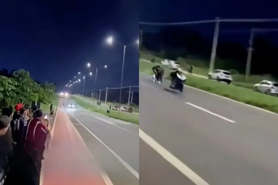 Nove motociclistas são detidos em racha na MT-251