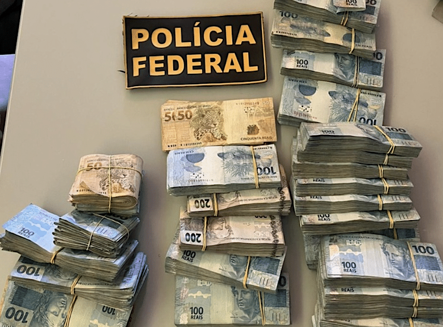 PF apreende R$ 300 mil e veículos em operação em Mato Grosso