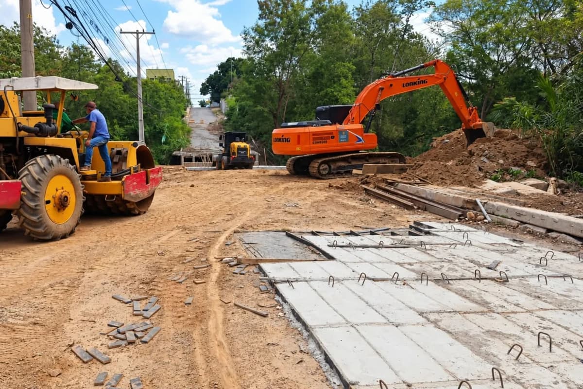 Ponte do Boa Esperança em Cuiabá atinge 75% e entra na reta final
