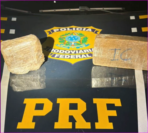 PRF apreende cocaína na BR-364 com ajuda de cão