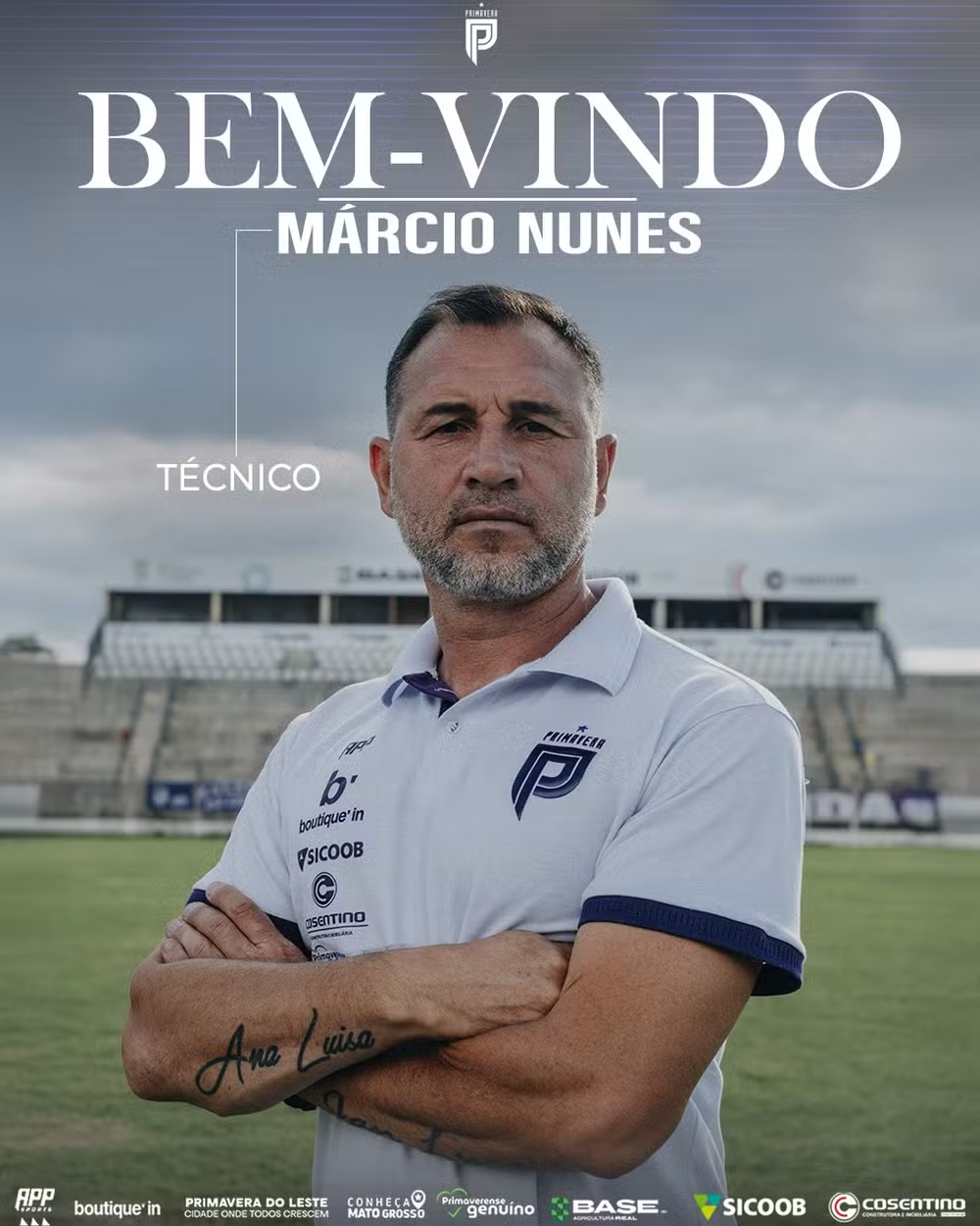 Primavera anuncia Márcio Nunes para Série D