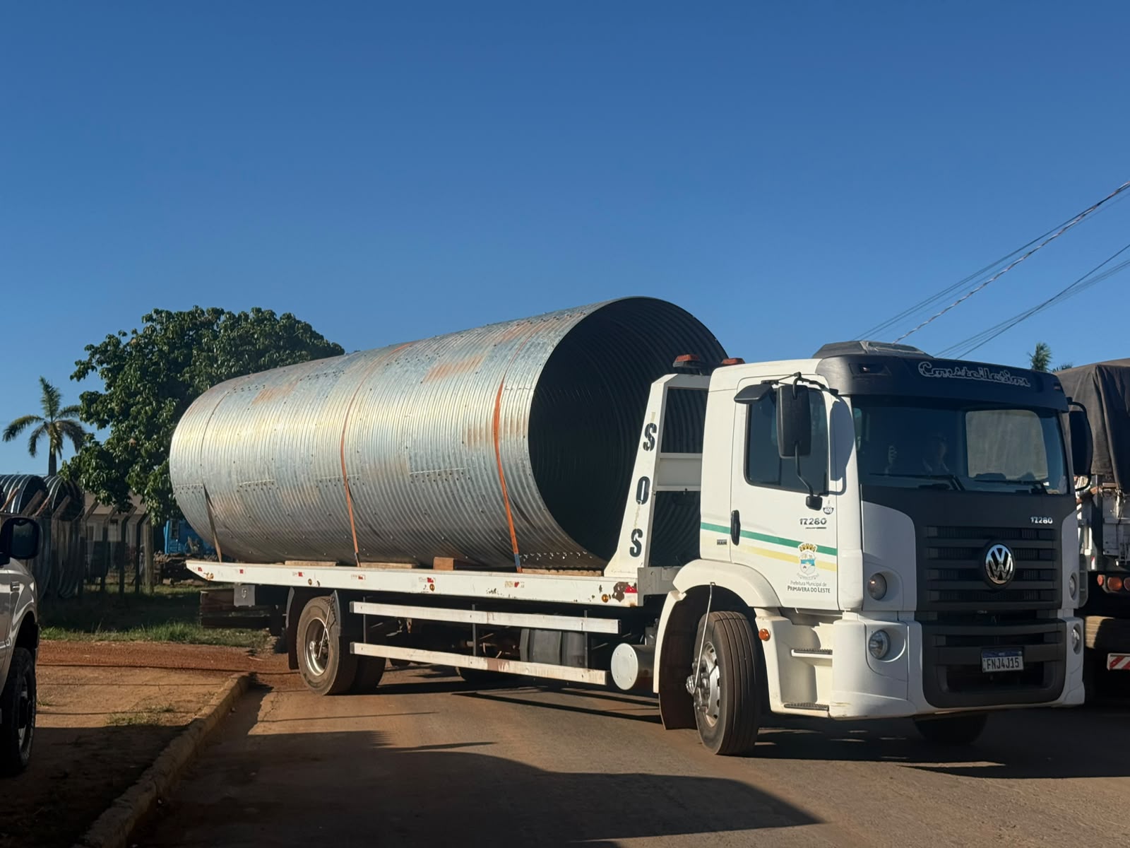 Primavera do Leste recebe tubos de R$ 993 mil para substituir pontes