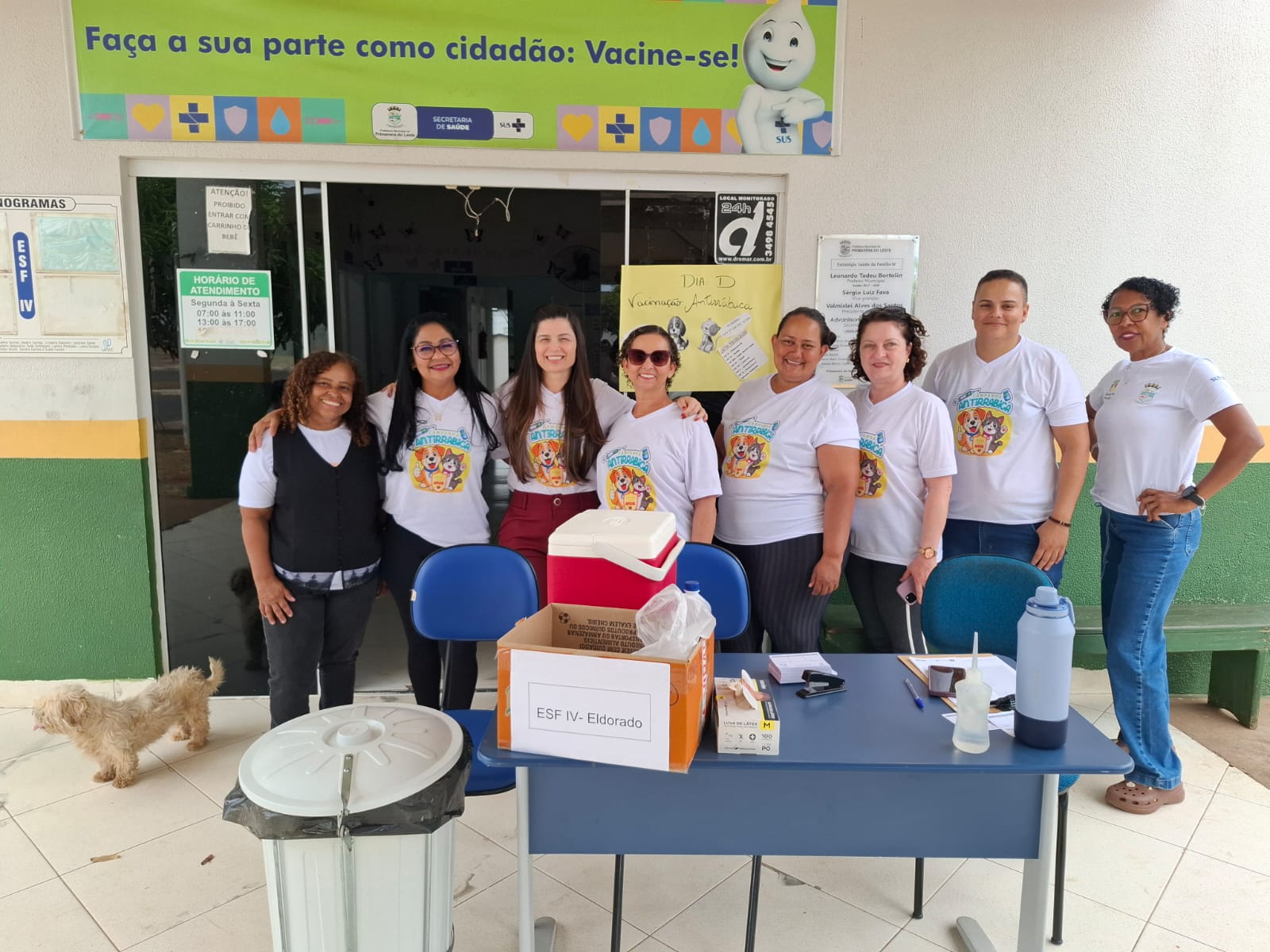 Primavera do Leste vacina 1.795 pets no primeiro Dia D contra raiva