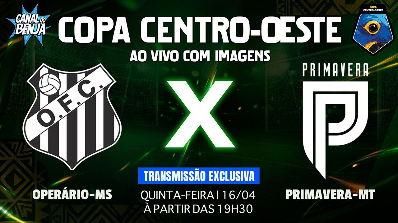 Primavera (MT) x Operário (MS) - Copa Centro-Oeste 2026