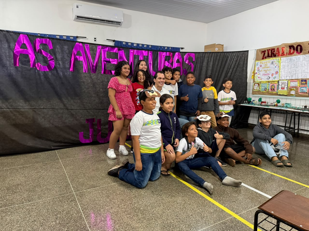 Projeto Ziraldo em Cena movimenta escola em Rondonópolis