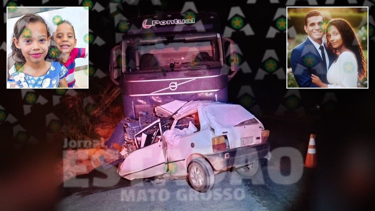 Tragédia na MT-140: Cinco pessoas da mesma família morrem em MT