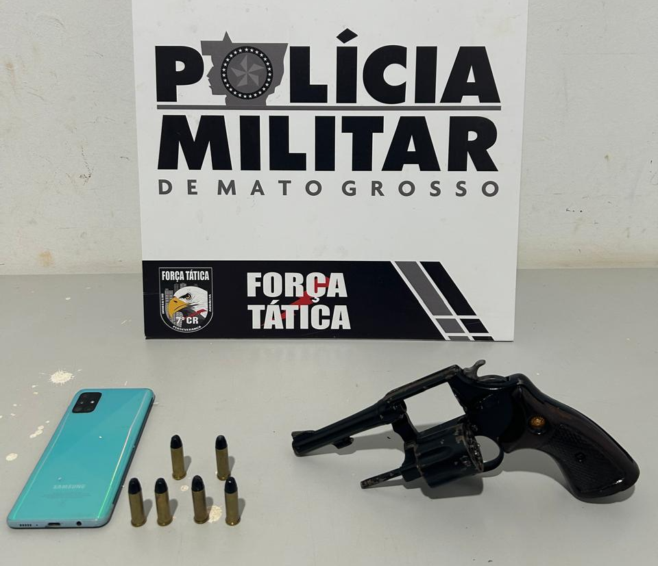 Três suspeitos são presos com arma em Tangará da Serra