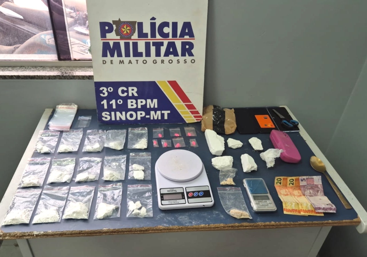 Trio é preso suspeito de planejar tráfico em presídio de Sinop